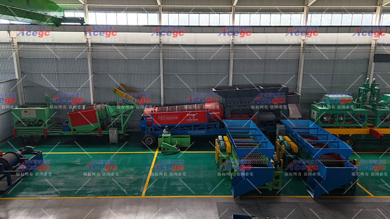 移動滾筒篩洗沙機械